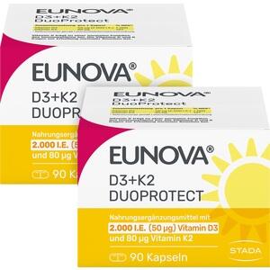 EUNOVA DuoProtect D3+K2 2000 I.E./80 μg Kaps.Kombi