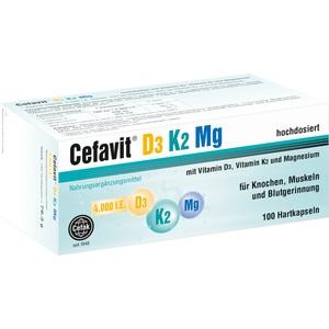 CEFAVIT D3 K2 Mg 4.000 I.E. Hartkapseln