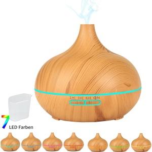 AROMA DIFFUSER Holzdesign mit LED