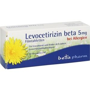 LEVOCETIRIZIN beta 5 mg Filmtabletten
