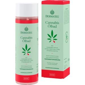 DERMASEL Cannabis Ölbad Rose limited edition