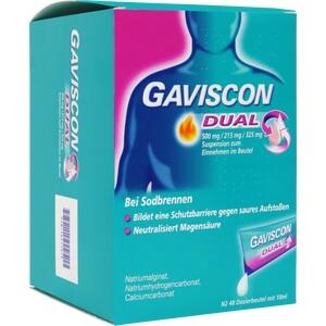 GAVISCON Dual 500mg/213mg/325mg Suspens.im Beutel