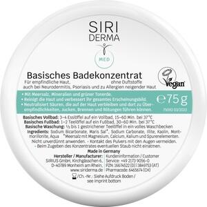     SIRIDERMA basisches Badekonzentrat
