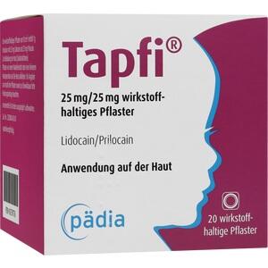 Tapfi 25 mg/25 mg wirkstoffhaltiges Pflaster