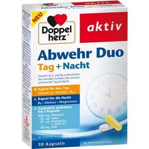 DOPPELHERZ Abwehr Duo Tag+Nacht Kapseln