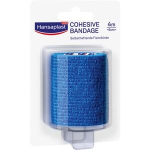 HANSAPLAST Fixierbinde selbsthaft.6 cmx4 m blau