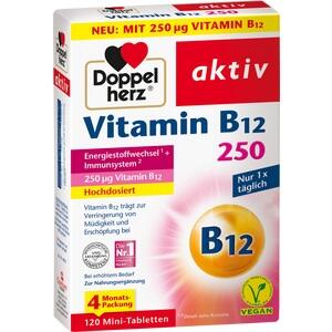 DOPPELHERZ Vitamin B12 250 aktiv Tabletten