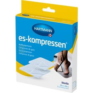 ES-KOMPRESSEN steril 10x10 cm 8fach 17fädig