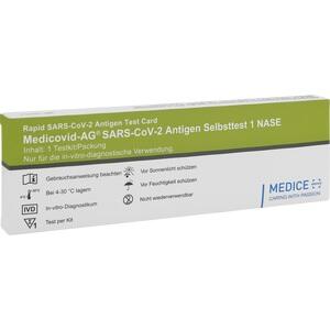 MEDICOVID-Ag SARS-CoV-2 Antigen Selbsttest Nase