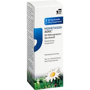 MOMETASON ADGC 50 μg/Sprühstoß Nasenspray 60
