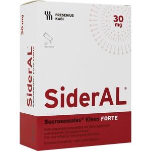 SIDERAL Eisen FORTE 30 mg Zitrusfrucht Sach.Gran.