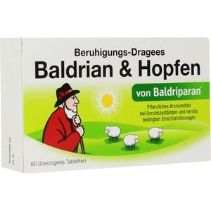 BERUHIGUNGS-DRAGEES Baldrian & Hopfen