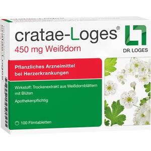 CRATAE-LOGES 450 mg Weißdorn Filmtabletten