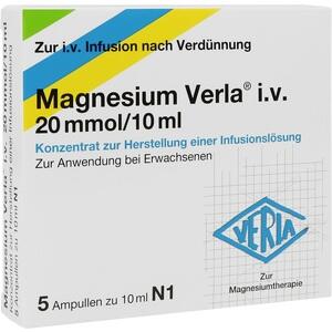 Magnesium Verla i.v. 20 mmol/10ml
