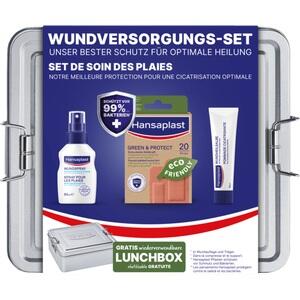 HANSAPLAST Wundversorgungs-Set Green & Protect Box