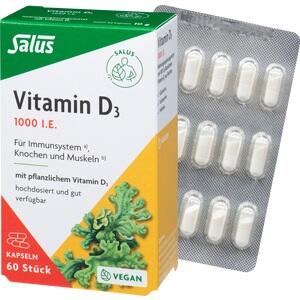 Vitamin D3 1000 I.E. vegan Kapseln Salus