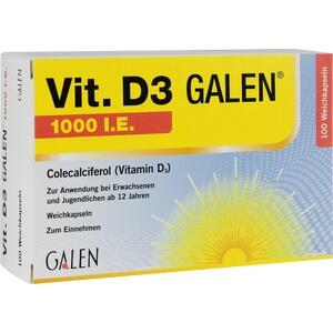 Vit. D3 GALEN 1000 I.E.