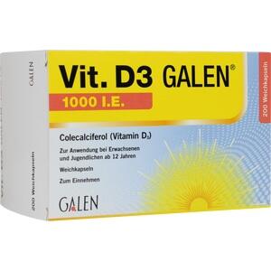 Vit. D3 GALEN 1000 I.E.