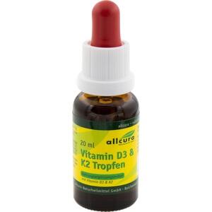 VITAMIN D3 & K2 Tropfen 1000 I.E./20 μg je Tropfen