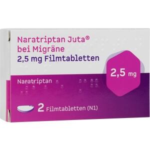 NARATRIPTAN Juta bei Migräne 2,5 mg Filmtabletten
