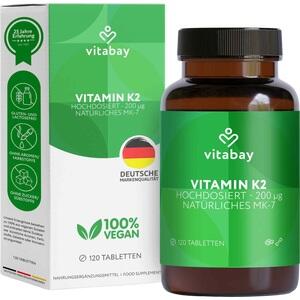 VITAMIN K2 200 μg MK-7 vegan hochdosiert Tabletten