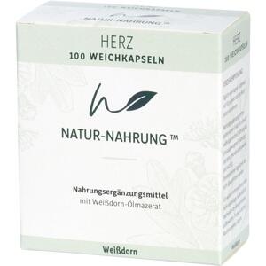 Natur-Nahrung Herz - Weißdorn Weichkapseln