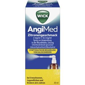 Wick Angimed Zitronengeschmack 2mg/Ml+0.5mg/Ml