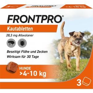 FRONTPRO 28 mg Kautabletten für Hunde 4-10kg