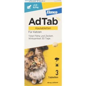 ADTAB 48 mg Kautabletten für Katzen >2-8 kg