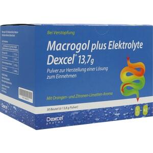 MACROGOL plus Elektrolyte Dexcel 13,7 g PLE