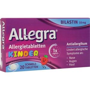 ALLEGRA Allergietabletten Kinder 10 mg Schmelztab.