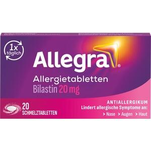 ALLEGRA Allergietabletten 20 mg Schmelztabletten