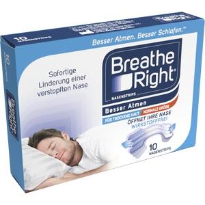 BESSER Atmen Breathe Right Nasenpfl.normal transp.