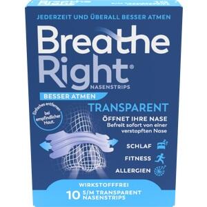 BREATHE Right Besser Atmen Nasenpfl.normal transp.