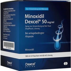 MINOXIDIL Dexcel 50 mg/ml Spray z.Anw.a.d.Kopfhaut