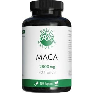 Green Naturals Maca 2800 Mg Hochdosiert 40:1 Vegan