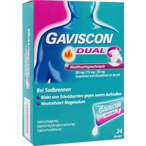 GAVISCON DUAL Waldfrucht 500mg/213mg/325mg SUE