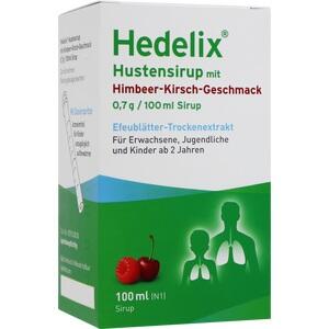 Hedelix Hustensirup Mit Himbeer-Kirsch-Geschmack