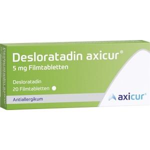 Desloratadin Axicur 5 Mg Filmtabletten