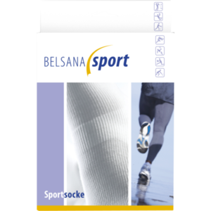 BELSANA sport Sportsocke AB1 Gr.4 grau/grau-mel.