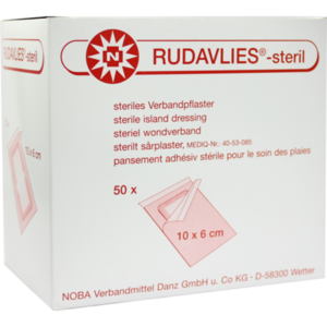 RUDAVLIES-steril Verbandpflaster 6x10 cm