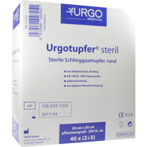 URGOTUPFER pflaumengroß steril 2+3