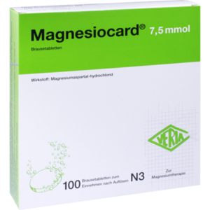 MAGNESIOCARD 7,5 mmol Brausetabletten