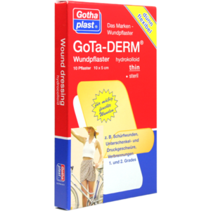 GOTA-DERM thin hydrokoll.Wundpfl.steril 5x10 cm