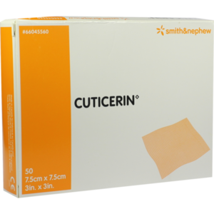 CUTICERIN 7,5x7,5 cm Gaze m.Salbenbeschichtung