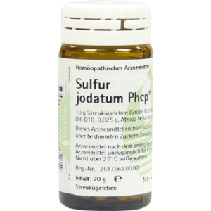 SULFUR JODATUM PHCP Globuli