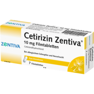 CETIRIZIN Zentiva 10 mg Filmtabletten