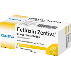 CETIRIZIN Zentiva 10 mg Filmtabletten