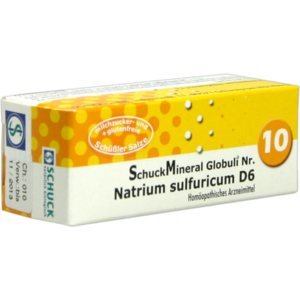 SCHUCKMINERAL Globuli 10 Natrium sulfuricum D6