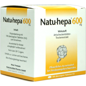 NATU HEPA 600 mg überzogene Tabletten